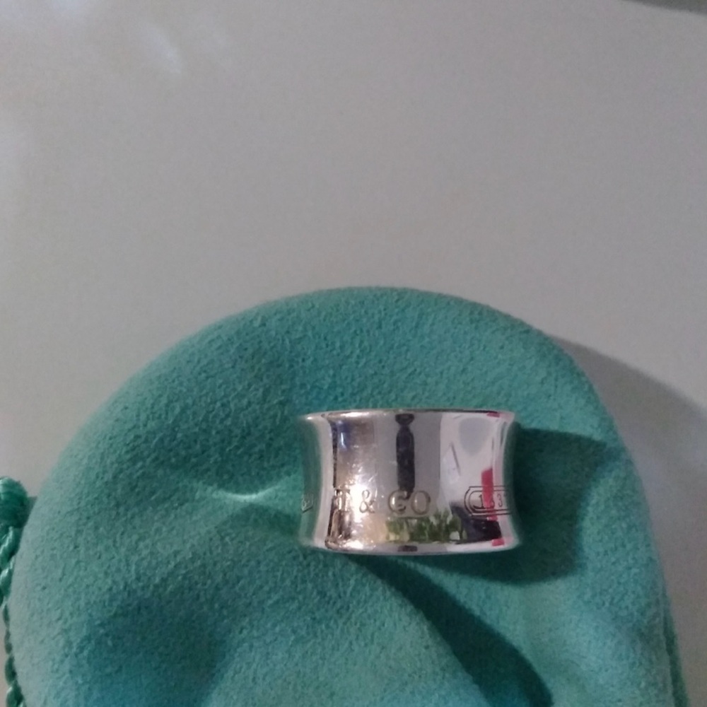 Tiffany & Co. Wide Sterling Silver Ring